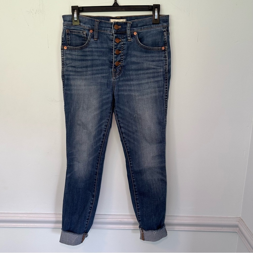 Madewell 10” High-Rise Skinny Crop Denim Jeans Size 27